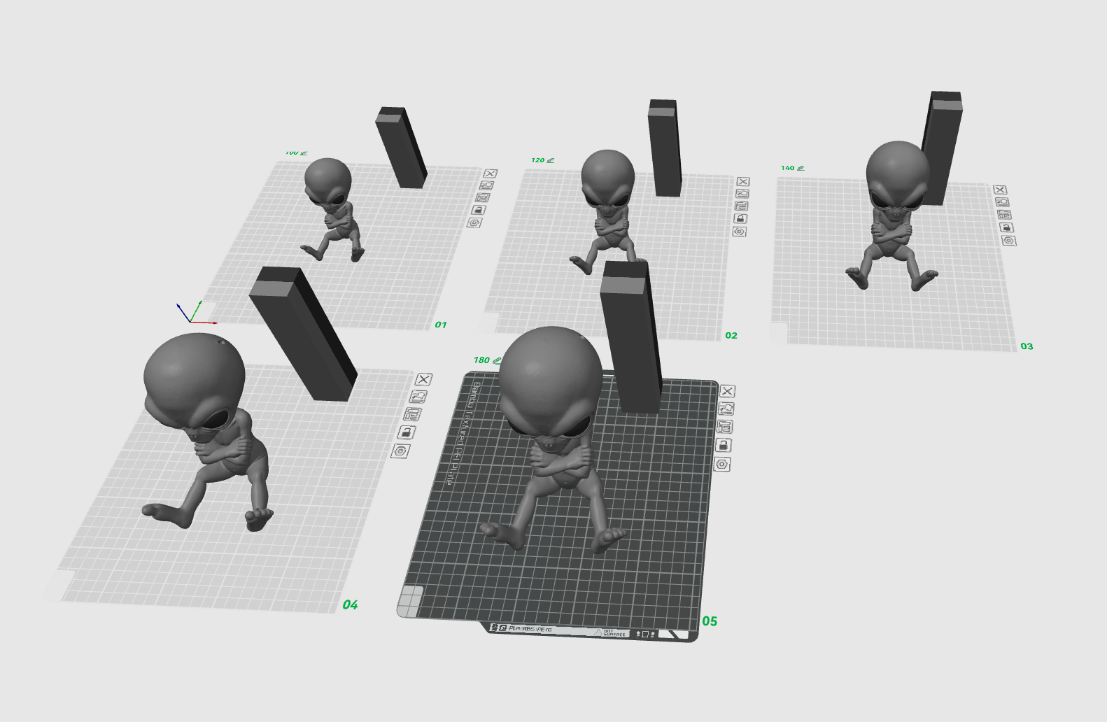 Miniatura 3 do modelo 3D Grumpy Alien