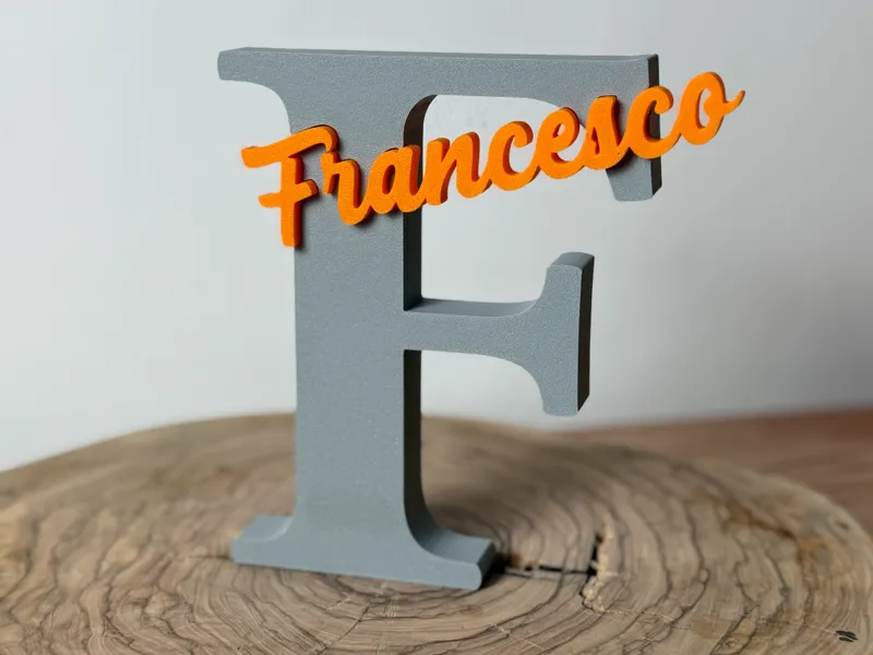 Lettera da Tavolo Francesco Corpo & Scritta