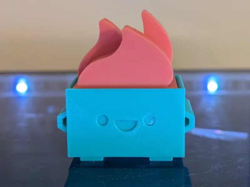 Dumpster Fire Desktop Toy