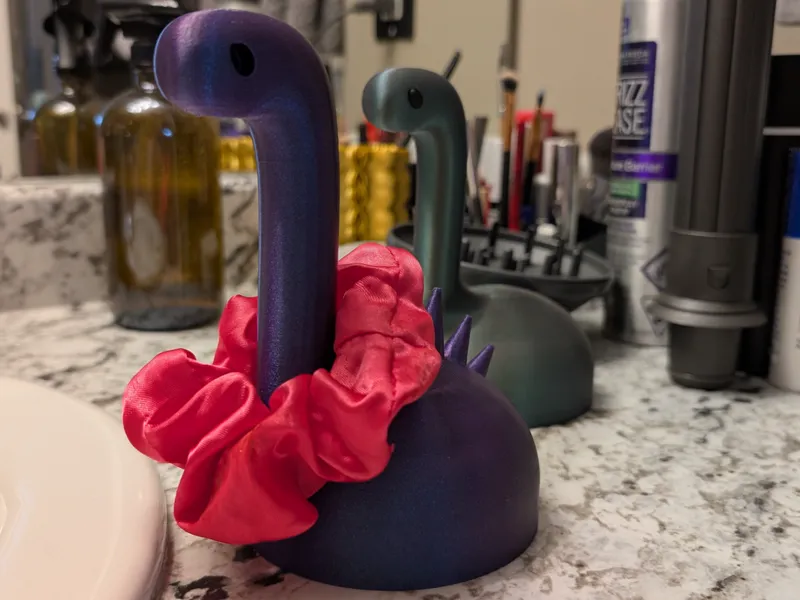 Loch Ness holder - holds your hair ties and rings