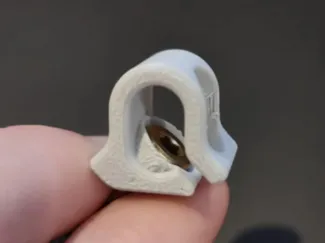 Wire Hangar with 45 degree screw hole