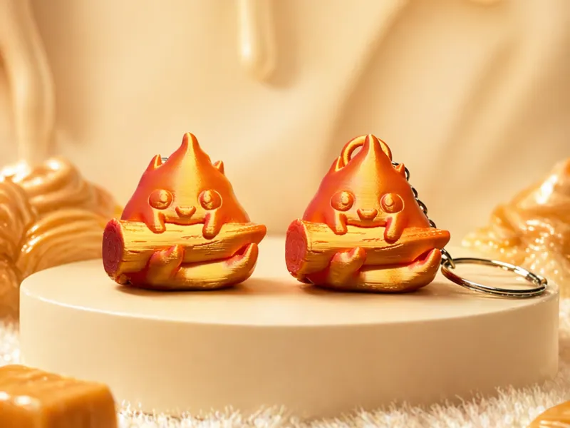 Calcifer - Portachiavi & Mini Figure