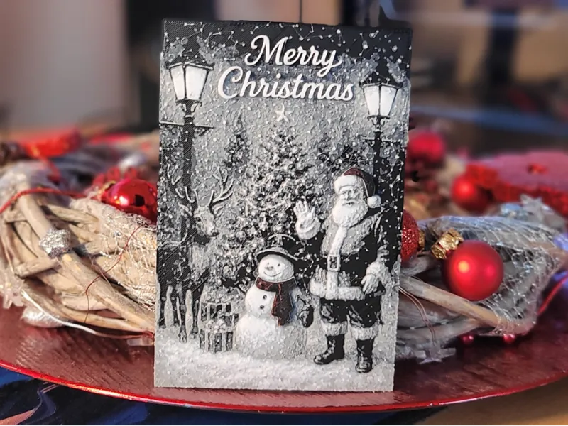 Weihnachtliches Relief