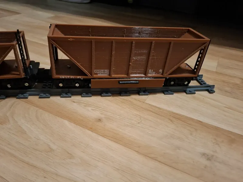 notlego train - compatible functional hopper car