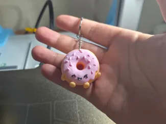 Cute Donut Keychain