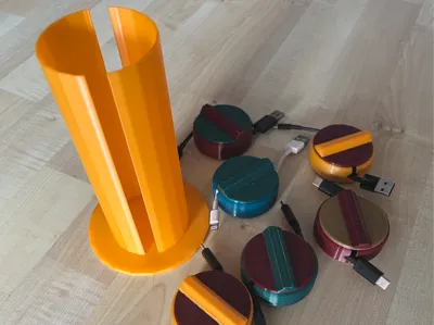 USB-Cable Reel Storage Stand