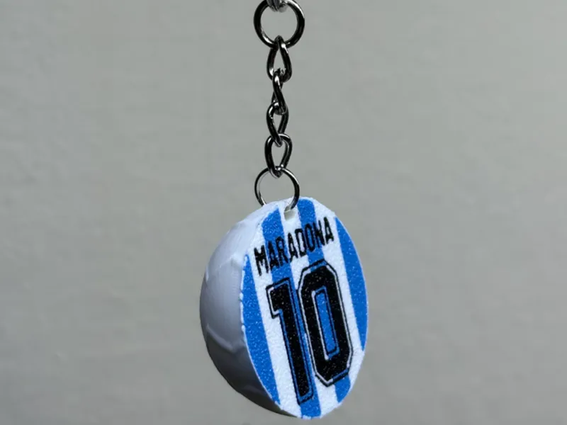 Diego Armando Maradona Ball Keychain - Argentina