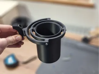 Can holder - auto-leveling
