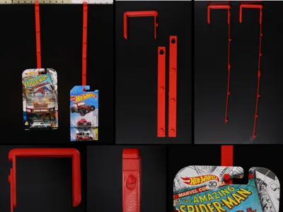 Diecast Car Blister Pack Cubicle Hanger