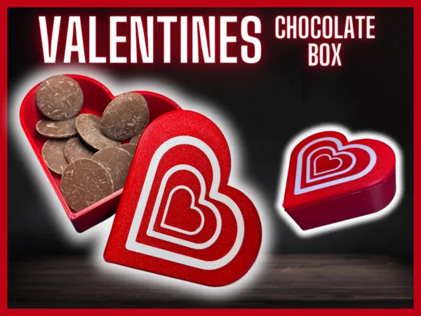 Boîte à chocolats en forme de cœur