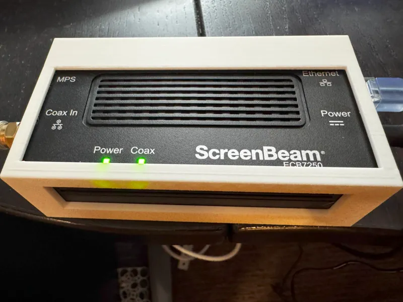 Underware bracket for ScreenBeam ECB7250 MoCA
