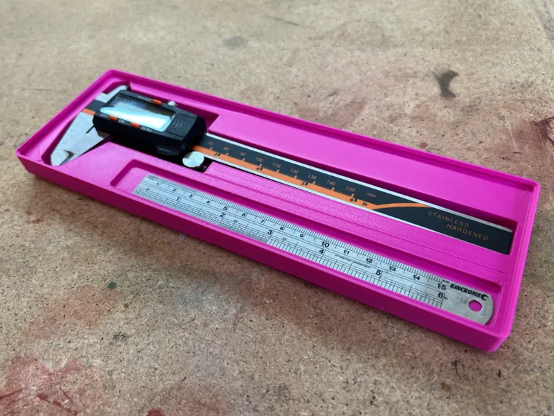 Hyannes Digital Caliper + 150mm ruler Gridfinity