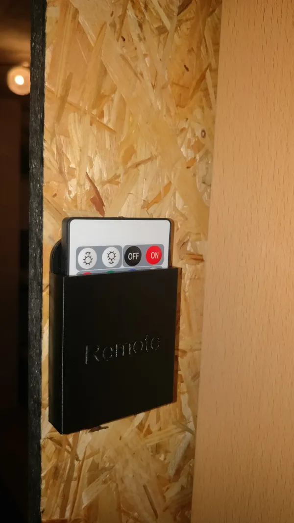 Support pour télécommande de ruban LED