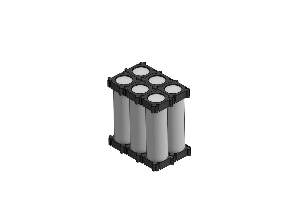 Move Stackable Battery Model Modular Stackable Lithium Battery Holder Custom Edition by 吾等斩去红尘时 ...