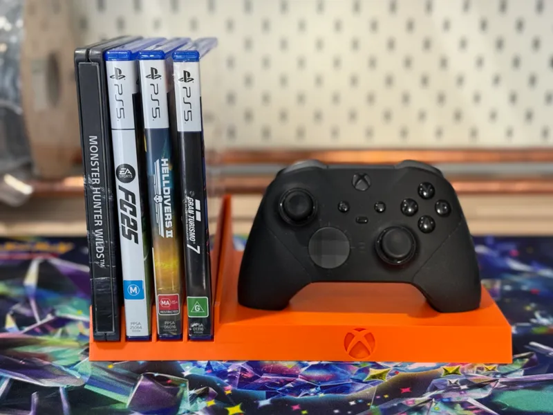Xbox Stand: Holds 4 Games & 2 Controllers 