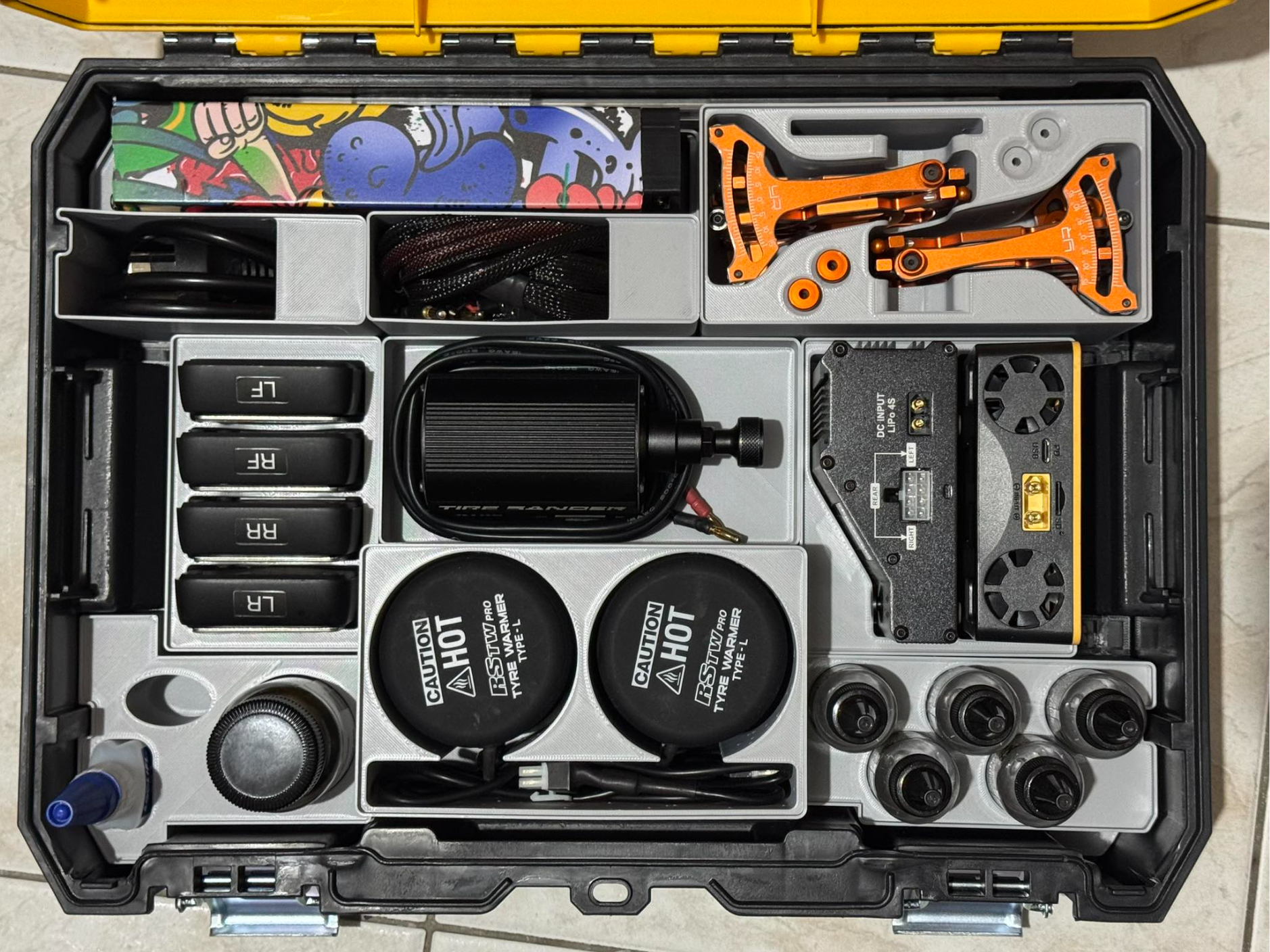 Dewalt TStak TopBox Gridfinity Inserts for RCTools