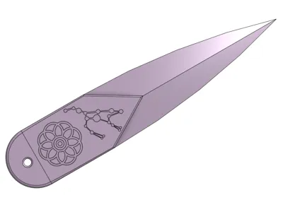 Zoey Throwing Knives from KPop Demon Hunters