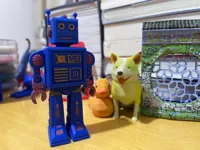 Magnet rétro robot pour frigo — photo 2