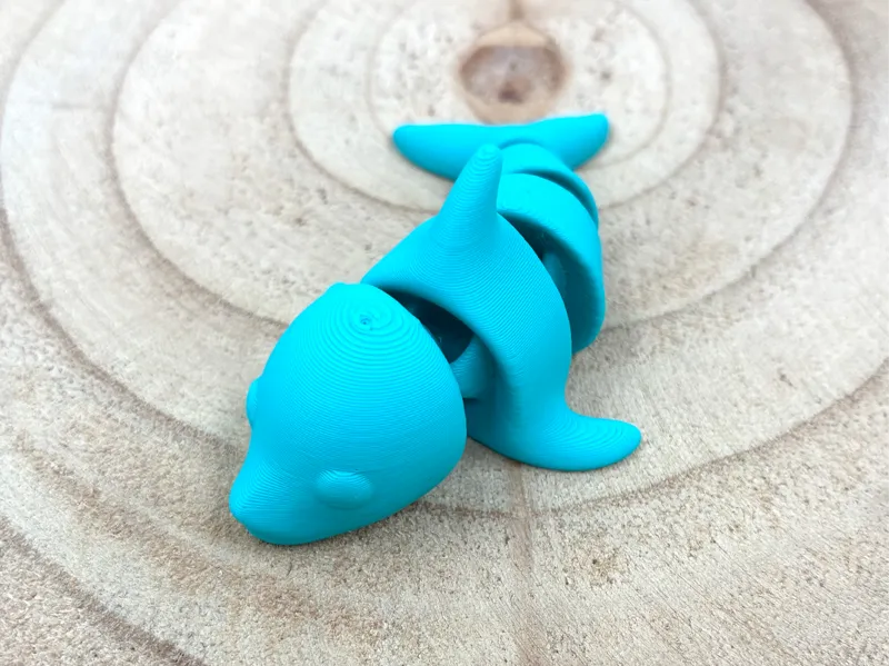 Articulated Cute Dolphin / llavero delfin flexi