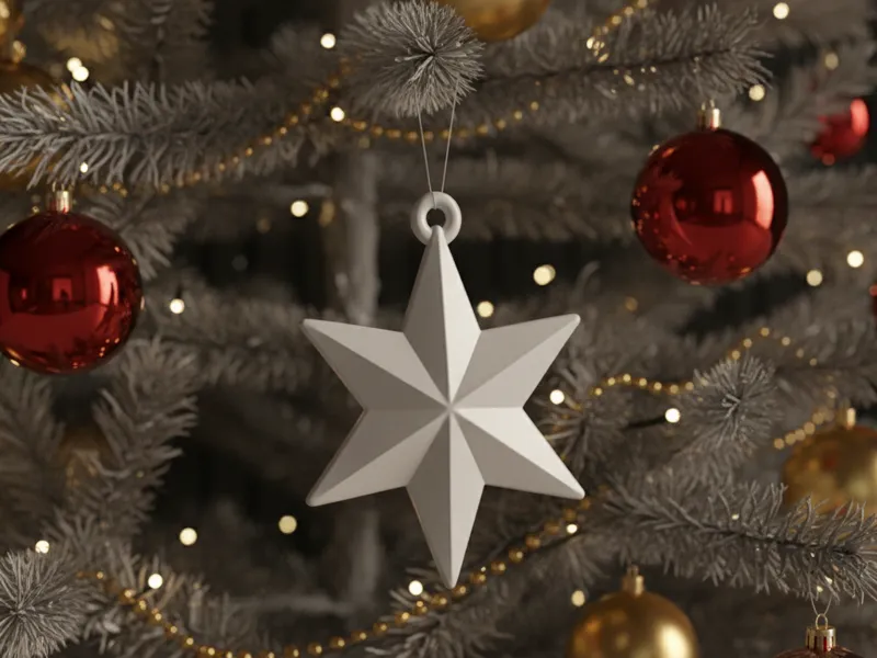 Faceted Star Ornament