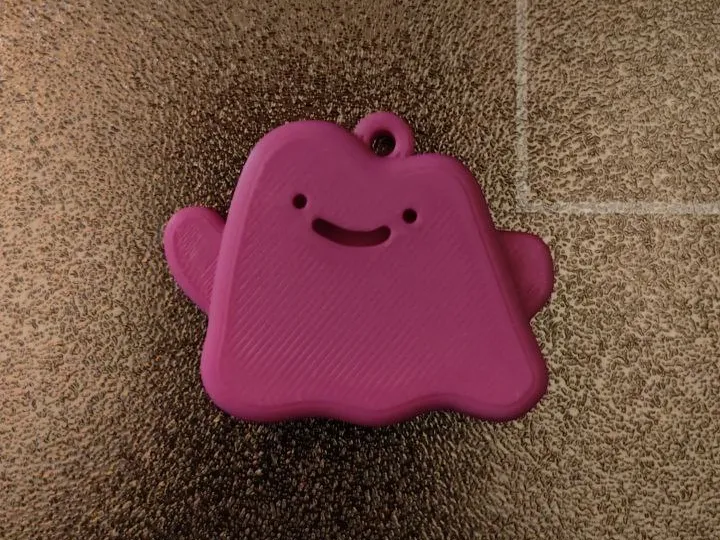 Ditto chibi keychain