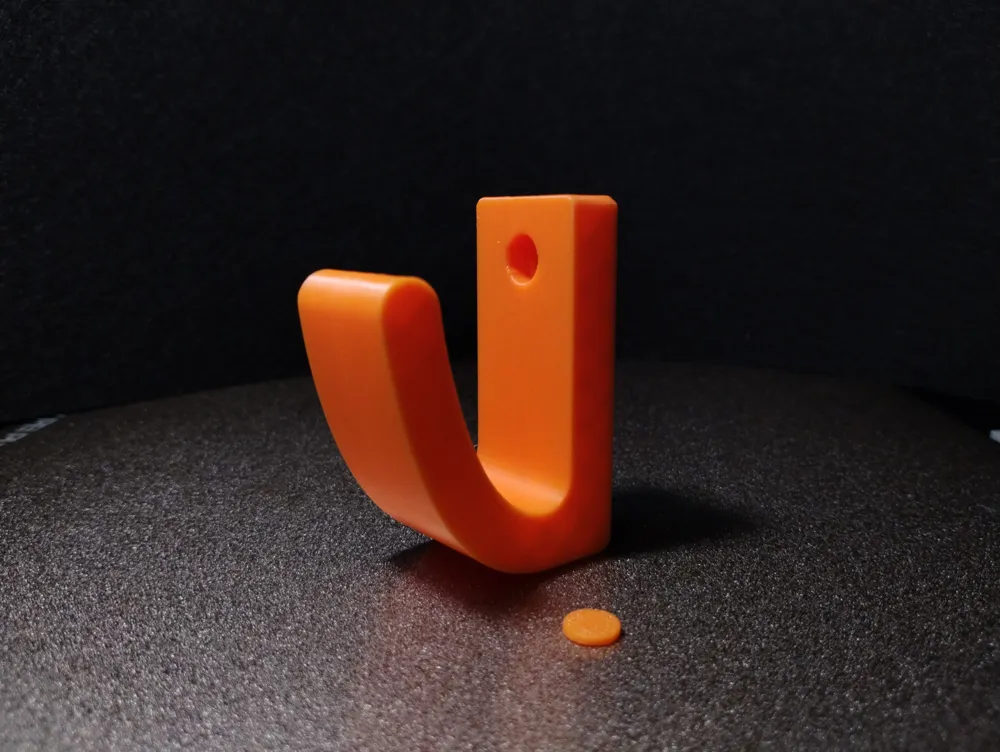 Simple and modern hook with hidden screw by iLab 3D MakerWorld ...