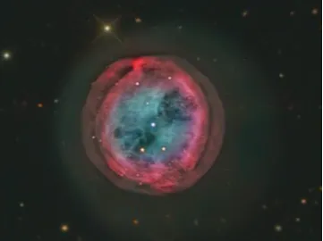 Owl Nebula lithophane