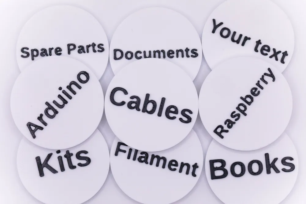 Customizable Magnet 3D Tag Label Solution by MiPa MakerWorld: Download ...