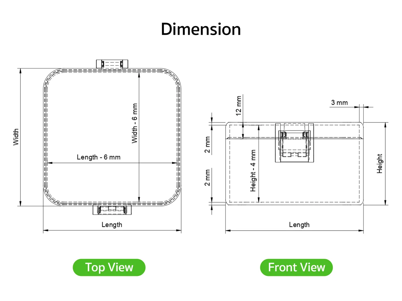 Customizable Snap-Lock Box (Parametric) view 3
