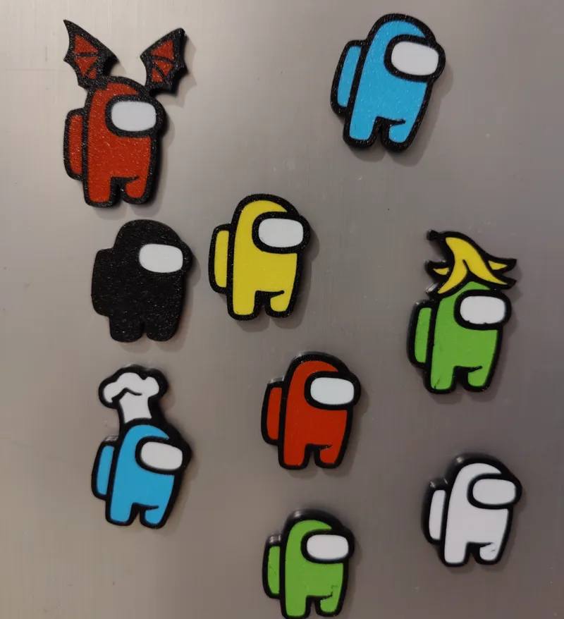 Amongus Magnets Pack