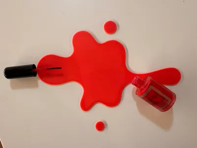 SPILLED NAIL POLISH PRANK