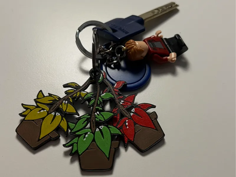 Resident Evil Herb Keychain (Green / Red / Yellow)