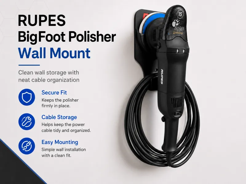 RUPES BigFoot Polisher Wall Mount