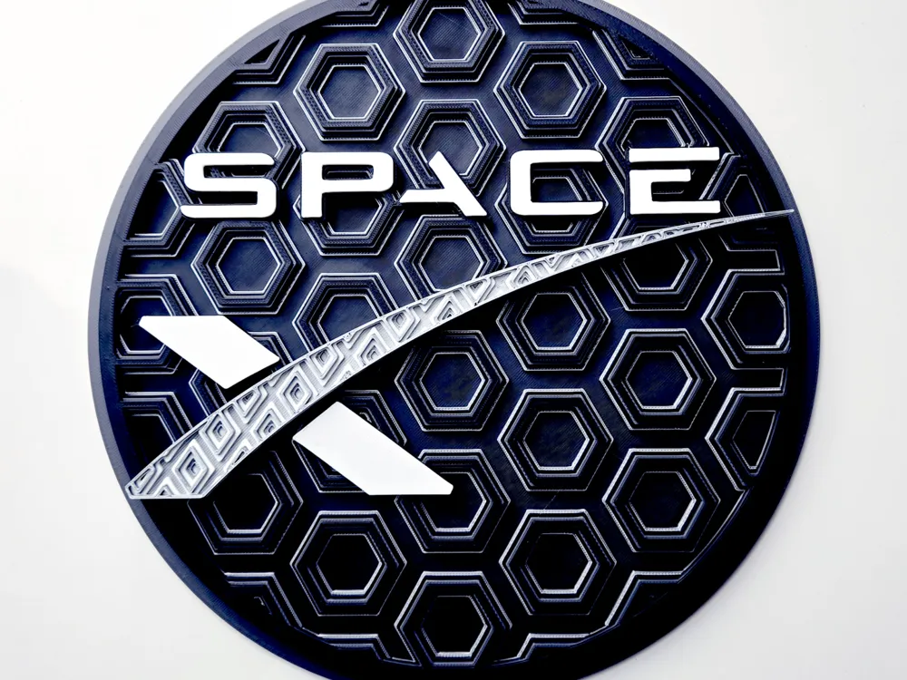 SpaceX Dimensional Mosaic - Free 3D Print Model - MakerWorld