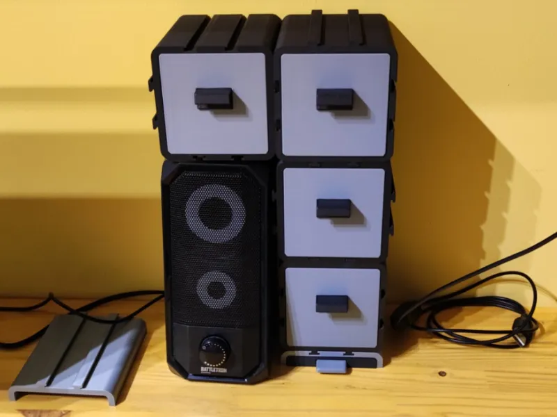 Modular desk drawers