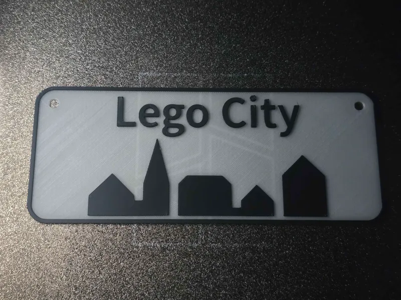 City Sign Danish Style - Byskilt Dansk