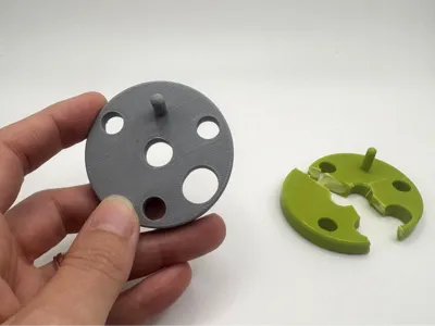 32mm Button Press Top piece
