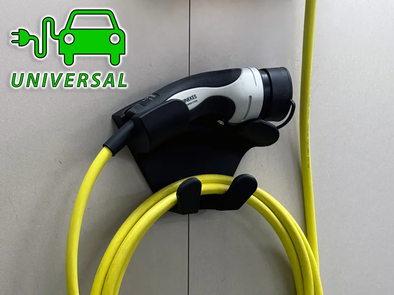 Universal EV Charger Plug and Cable Holder