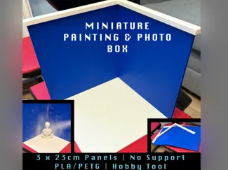 Foldable Miniature Painting & Photography Box
