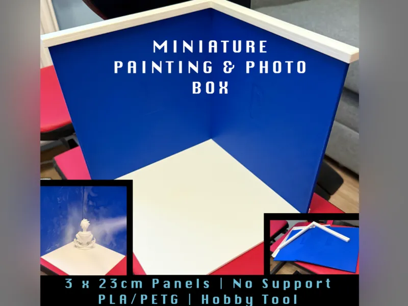Foldable Miniature Painting & Photography Box
