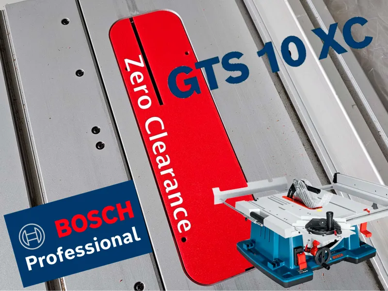 Zero Clearance Bosch Professional GTS10XC
