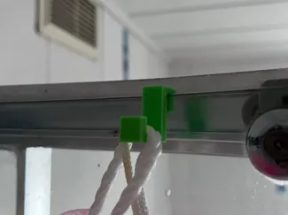 Simple Shower Hook for 5mm straight / Curved Glass