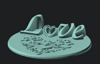 Texte décoratif Love — Saint-Valentin — photo 1