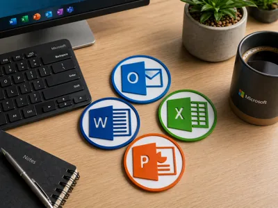 Microsoft Office Coasters