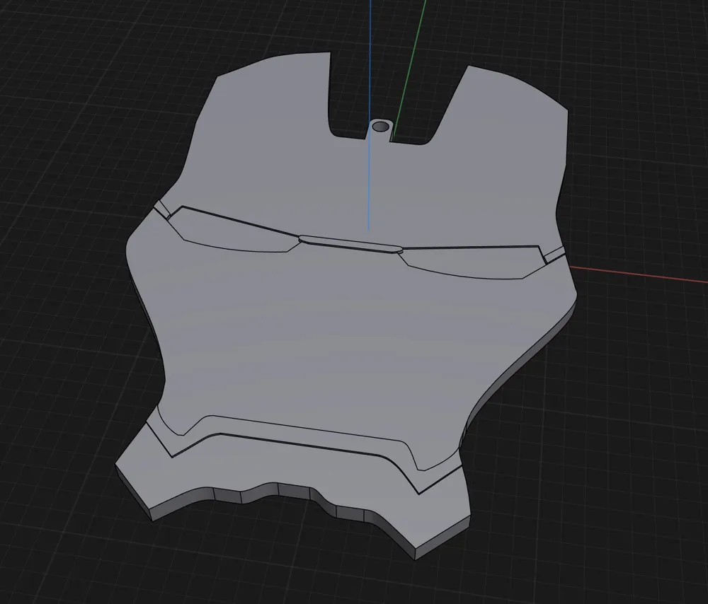 Iron Man Mask as a Key Chain Decoration by Max3Dprint MakerWorld