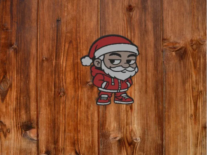 Urban Santa Hair Tie Clip