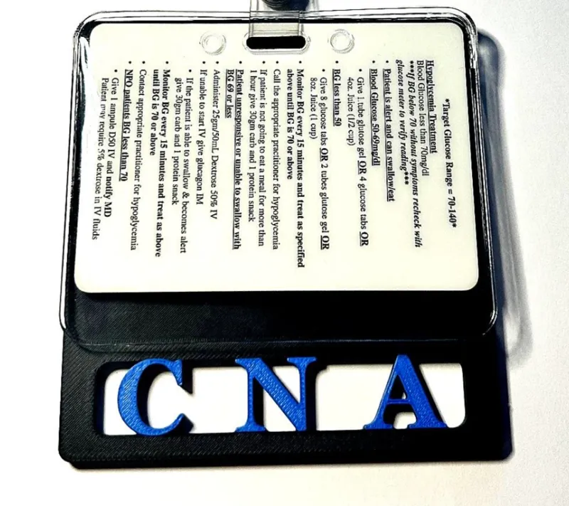 CNA ID/Badge decoration