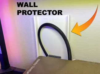 A1 Heatbed Cable Wall Protector