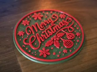 Christmas Coaster - Merry Christmas