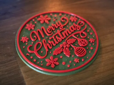 Christmas Coaster - Merry Christmas